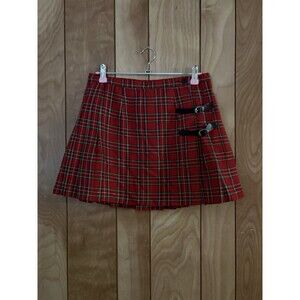 O&E Odds & Evens Y2K Vintage School Girl Plaid Skirt Size 9 Womens Preppy